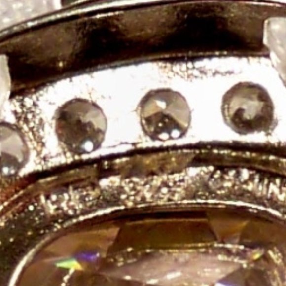 NEW Charles Winston Pink Doublet Cubic Zirconias Silver Necklace, Earrings - Picture 5 of 9